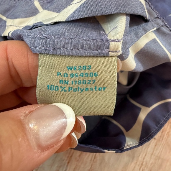 Boden Women's windbreaker jacket pullover Uk 6 Us2 Blue White Jacket Hooded - Picture 7 of 8